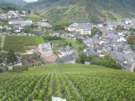 Ausblick auf die alte Stadtmauer von Cochem Ausblick auf die alte Stadtmauer von Cochem