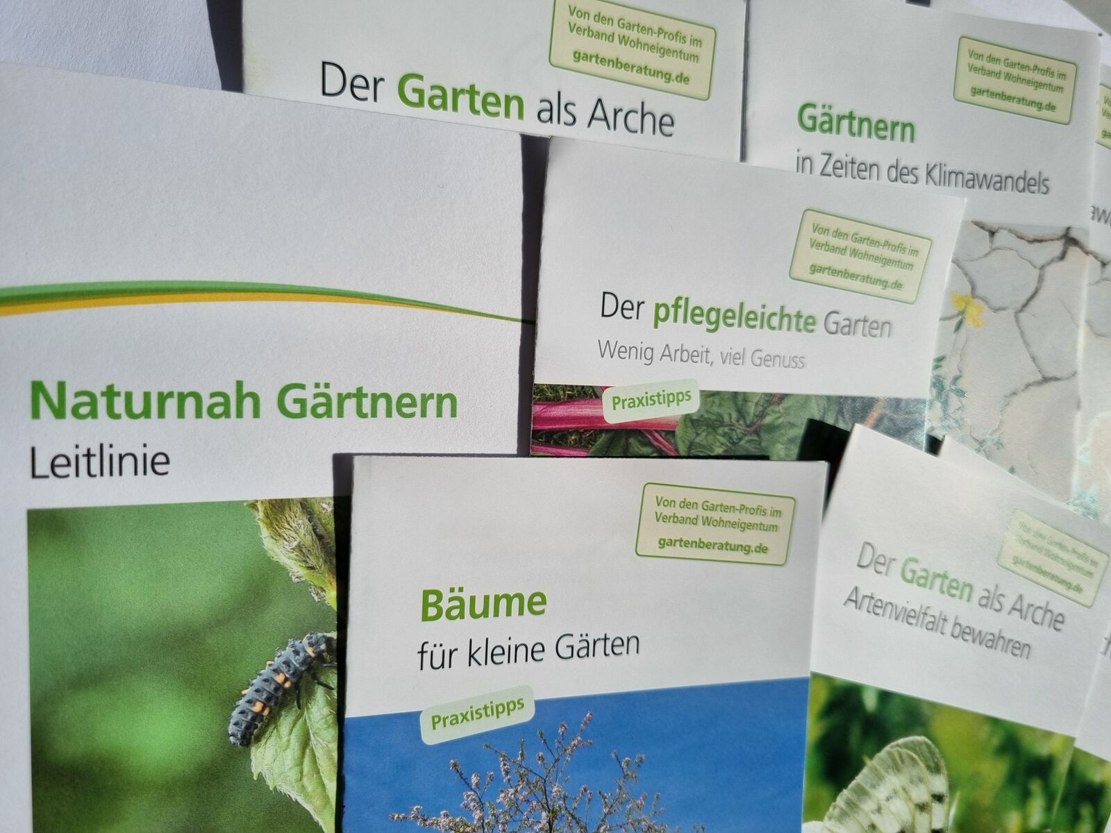 Flyer zu Gartenthemen