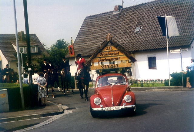 1978 Rhönstraße Festzug zum 40-jährigen