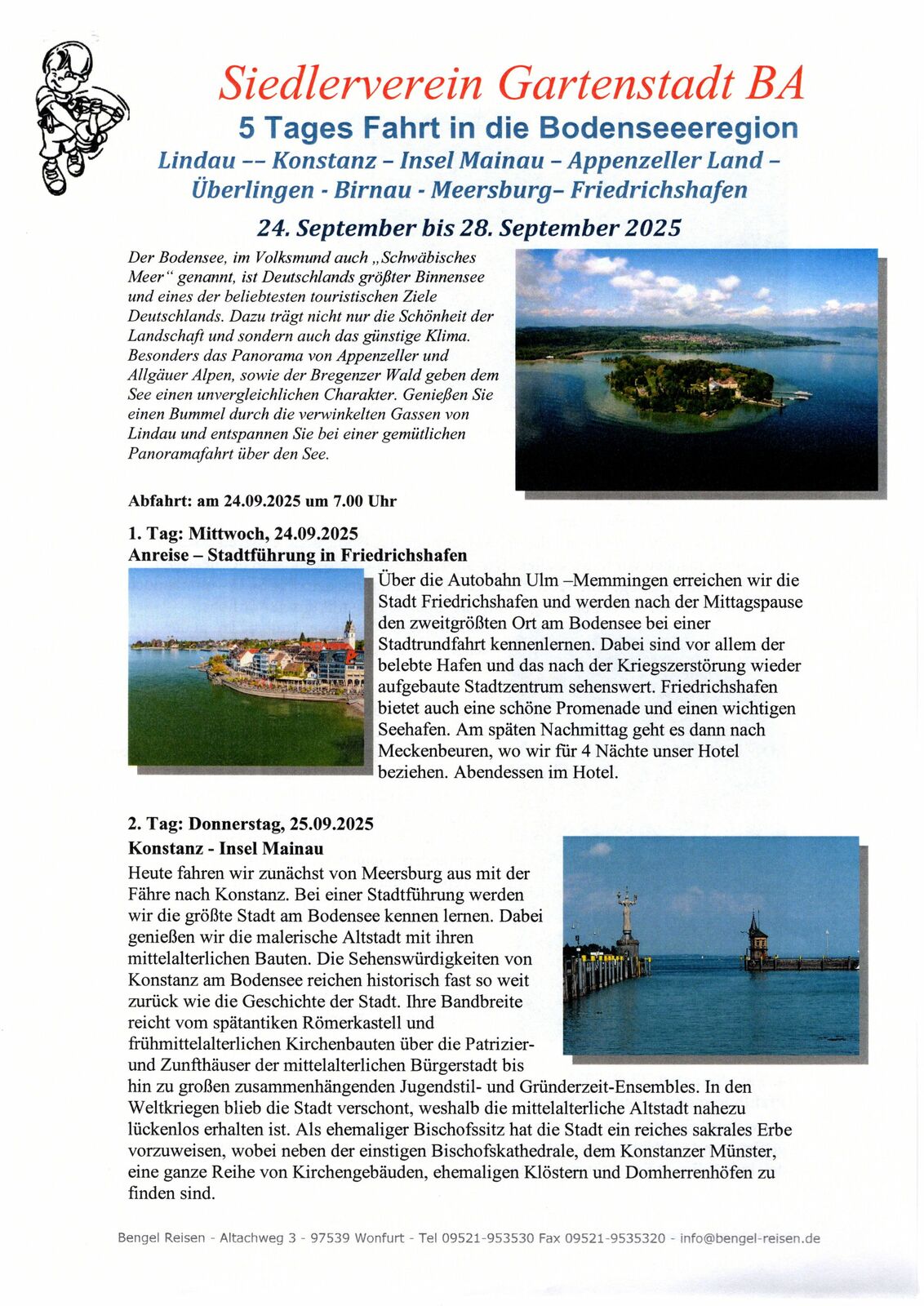 Programm 5 Tagesfahrt 2025