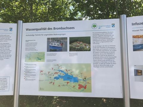 Infos am Stausee