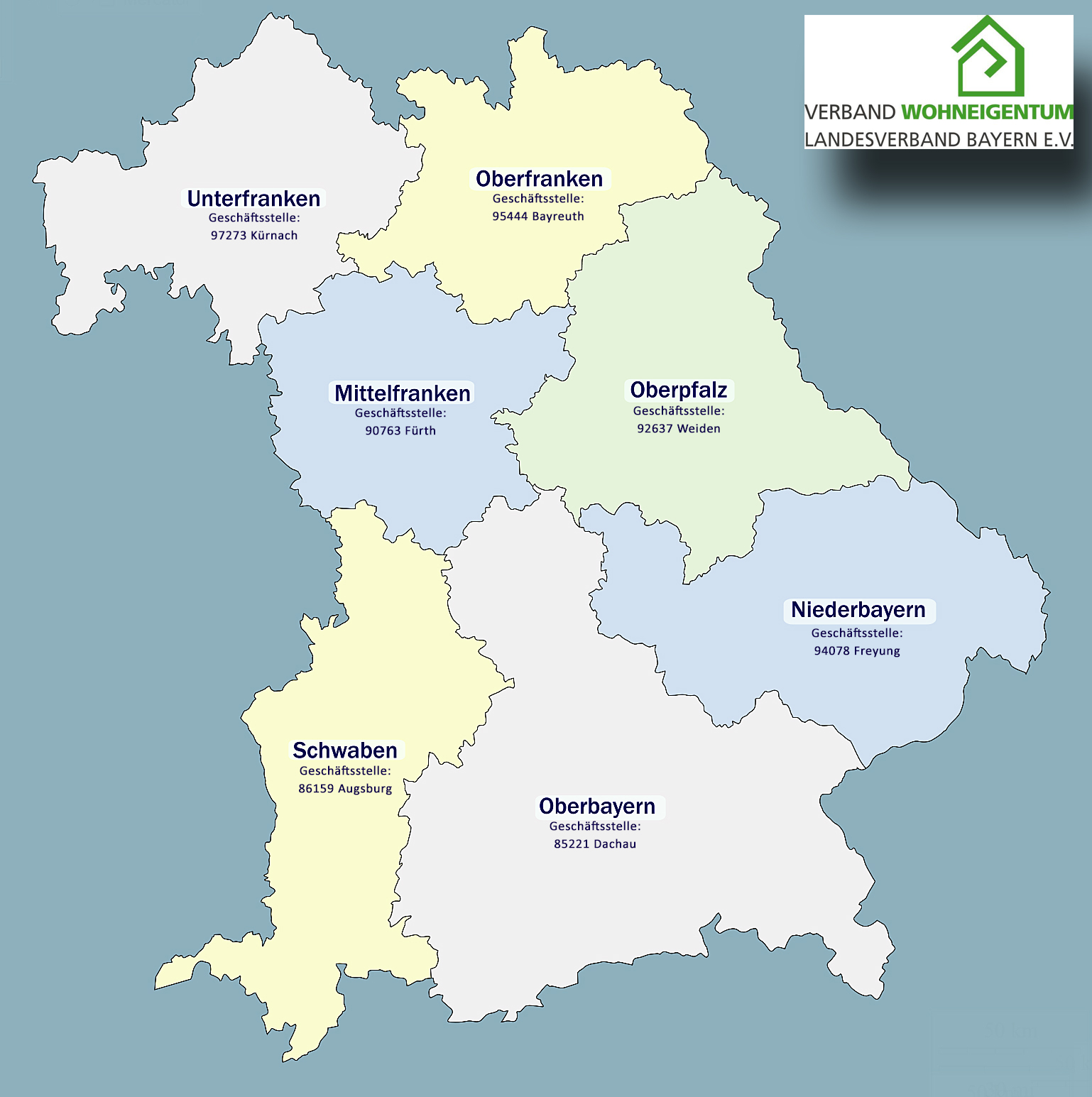 Der Landesverband und seine Bezirke!
