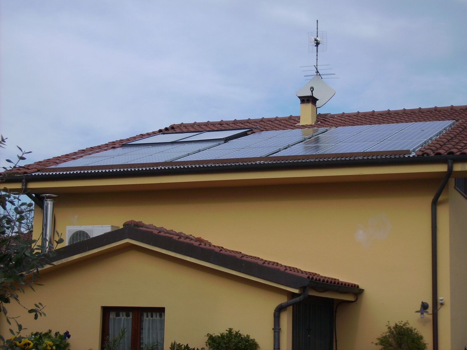 Solaranlage Häuserdach