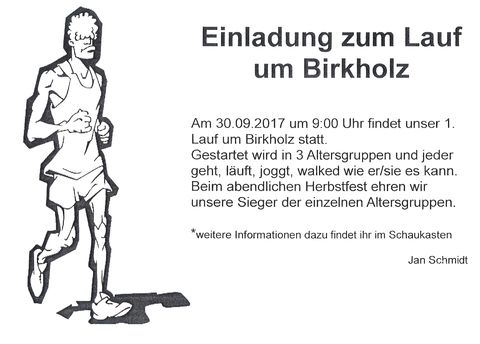 Lauf um Birkholz