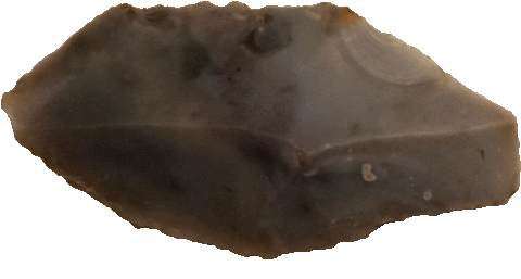 Steinzeitschaber/Messer aus Birkholz(l 10 cm; b 5 cm)