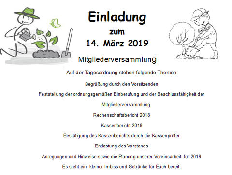 Mitgliederversammlung 2019