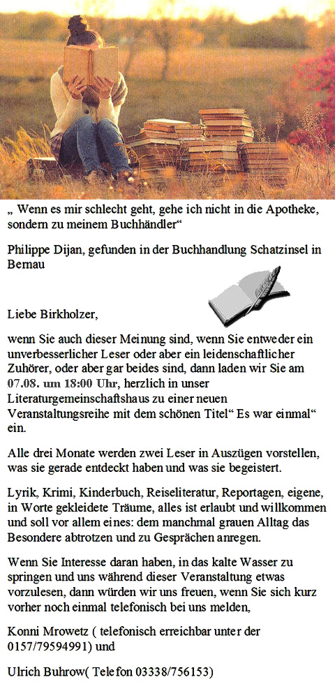 5.Literarischer Abend