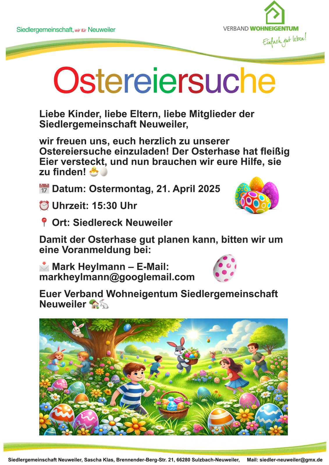 Ostereiersuche