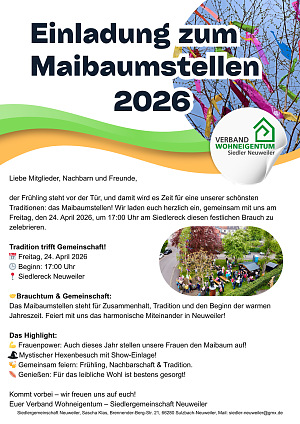 Maibaumstellen 2026 Bild