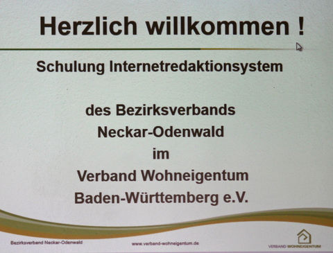 Schulung Internetredaktionsystem