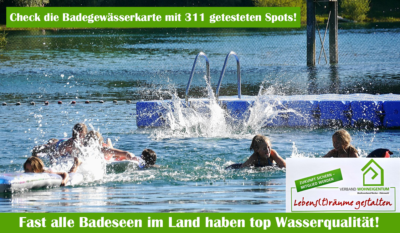 Seen mit hoher Wasserqualität für dein Badevergnügen