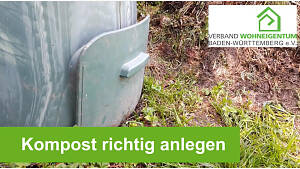 Ein eigener Kompost sollte in keinem Garten fehlen.