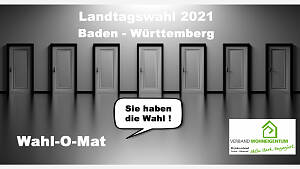 Wahl-O-Mat zur Landtagswahl in Baden - Württemberg am 14. März 2021