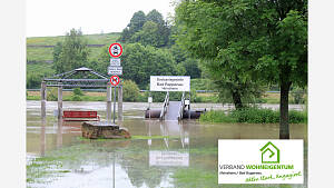 Hochwasser am 01.06.2013 in Heinsheim.