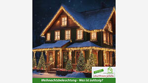 Weihnachtsbeleuchtung - Was ist zulässig?