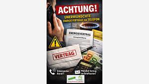 Achtung: Unerwünschte Energieverträge am Telefon