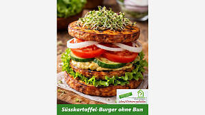 Süßkartoffel-Burger ohne Bun