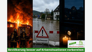 Bevölkerung besser auf Krisensituationen vorbereiten