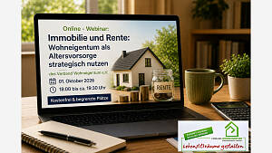Online - Webinar: Immobilie und Rente: Wohneigentum als Altersvorsorge strategisch nutzen