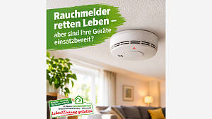 Rauchmelder retten Leben