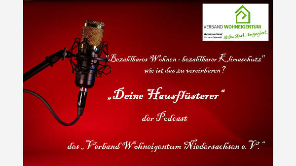 Themenbild: "Deine Hausflüsterer" - "Bezahlbares Wohnen - bezahlbarer Klimaschutz"