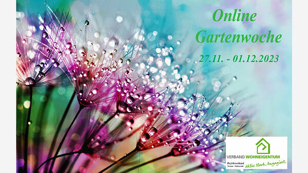 Themenbild: Online-Gartenwoche: Seminar-Teilnahme bequem von zuhause aus