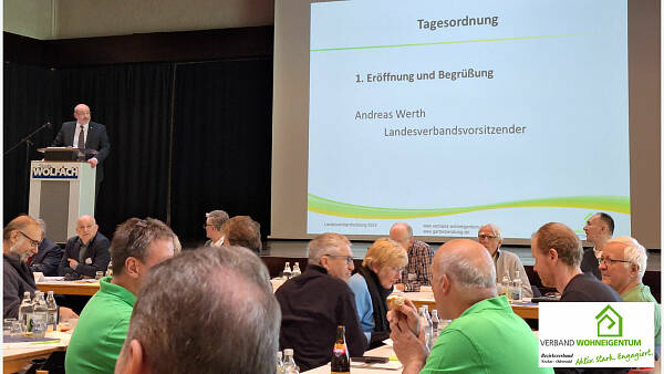 Themenbild: Landesverbandssitzung des Verband Wohneigentum "Landesverband Baden-Württemberg e.V."