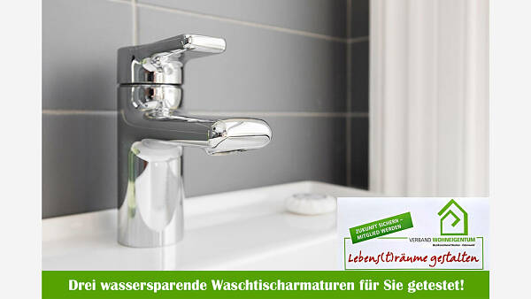 Themenbild: Wassersparende Waschtischarmaturen Themenbild: Wassersparende Waschtischarmaturen