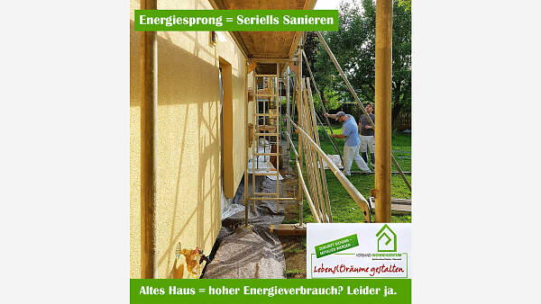 Themenbild: Serielle energetische Gebäudesanierung im Einfamilienhausbestand