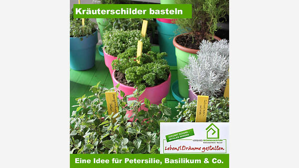 Themenbild: Kräuterschilder selber basteln: Eine Anregung für Petersilie, Basilikum & Co. Themenbild: Kräuterschilder selber basteln: Eine Anregung für Petersilie, Basilikum & Co.