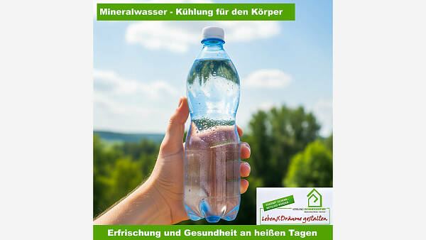 Themenbild: Mineralwasser - Kühlung für den Körper
