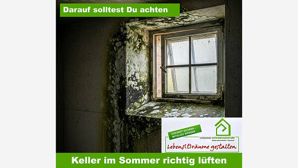 Themenbild: KELLER IM SOMMER: SO LÜFTEN SIE RICHTIG