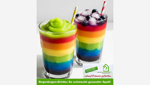 Themenbild: Regenbogen-Drinks: So schmeckt gesunder Spaß!