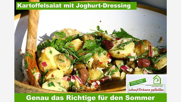 Themenbild: Kartoffelsalat mit Joghurt-Dressing