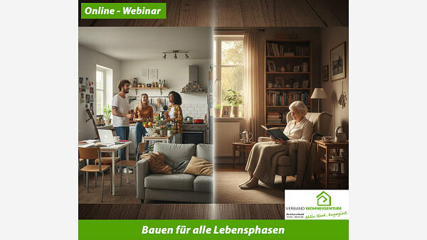 Themenbild: "Online-Woche fürs Wohneigentum": Bauen für alle Lebensphasen