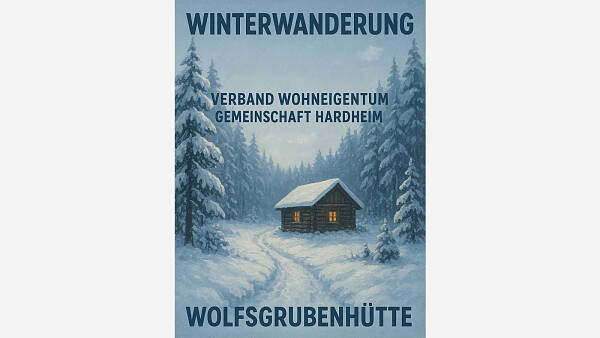 Themenbild: Winterwanderung des "Verband Wohneigentum Gemeinschaft Hardheim"