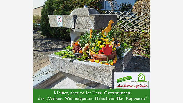 Themenbild: Kleiner, aber voller Herz: Osterbrunnen