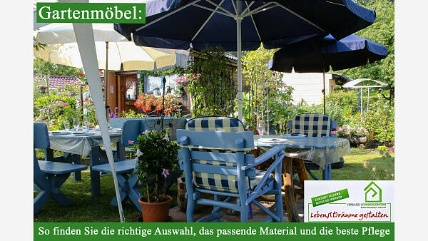 Themenbild: Gartenmöbel: So finden Sie die richtige Auswahl, das passende Material und die beste Pflege