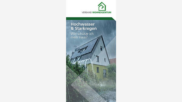 Themenbild: Folder Hochwasser & Starkregen
