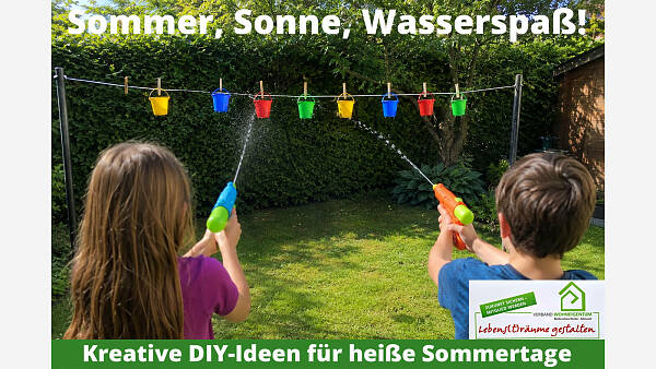 Themenbild: Lustige Wasserspiele für Kinder