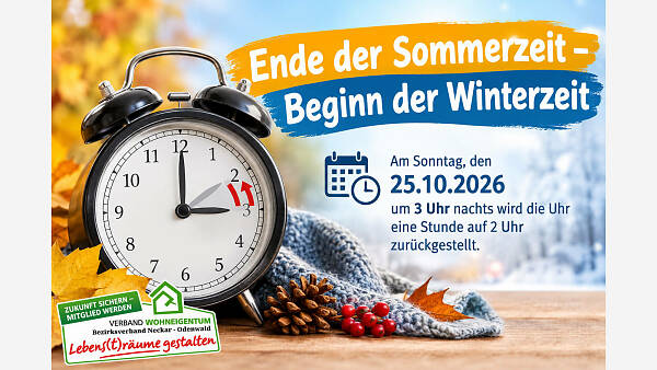 Themenbild: Ende der Sommerzeit - Beginn der Winterzeit