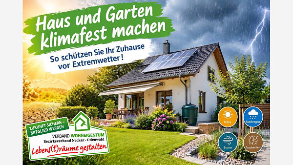 Themenbild: Haus und Garten klimafest machen