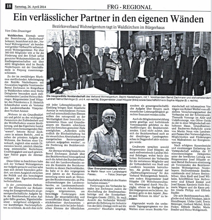 Bericht PNP vom 26.04.2014