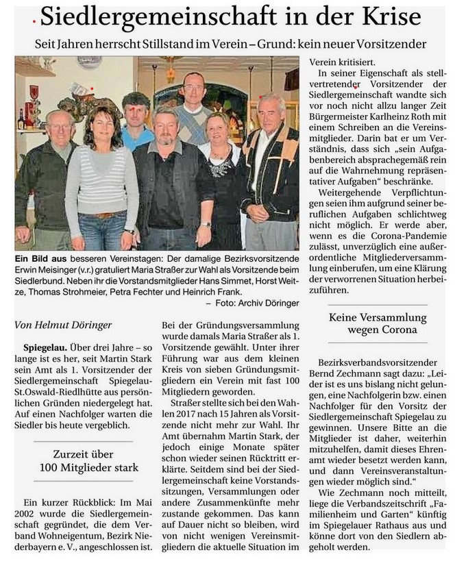 Bericht aus der PNP vom 05.05.2021