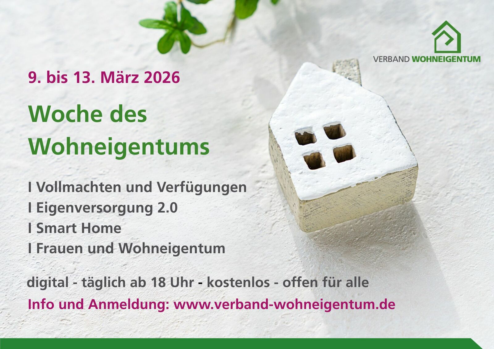 Infowoche für Wohneigentümer