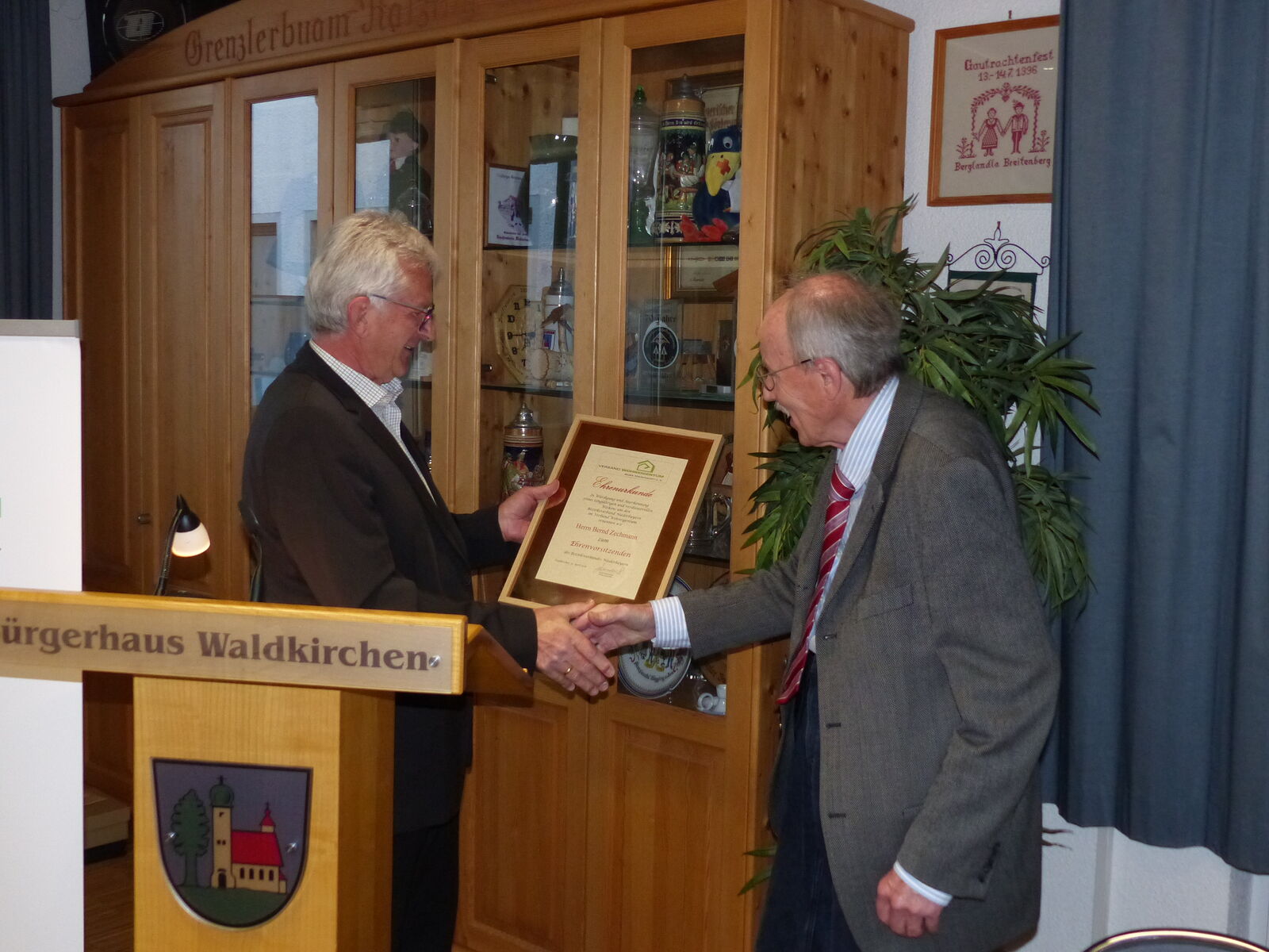 Ehrung Bernd Zechmann