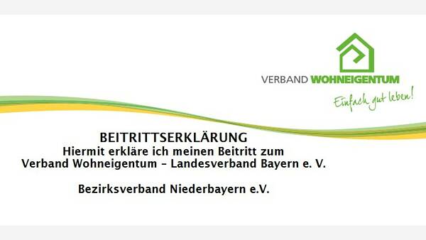 Themenbild: Beitrittserklärung Themenbild: Beitrittserklärung