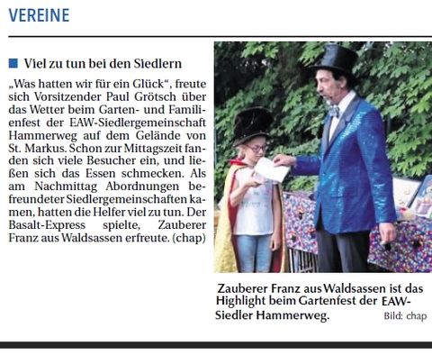 Zeitungsartikel EAW-HW-Siedler