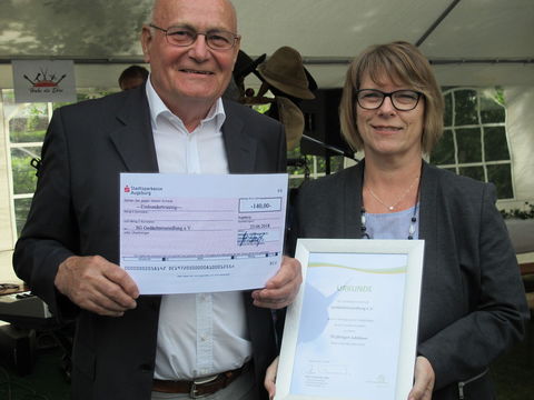 Norbert Ammer mit Monika Straß