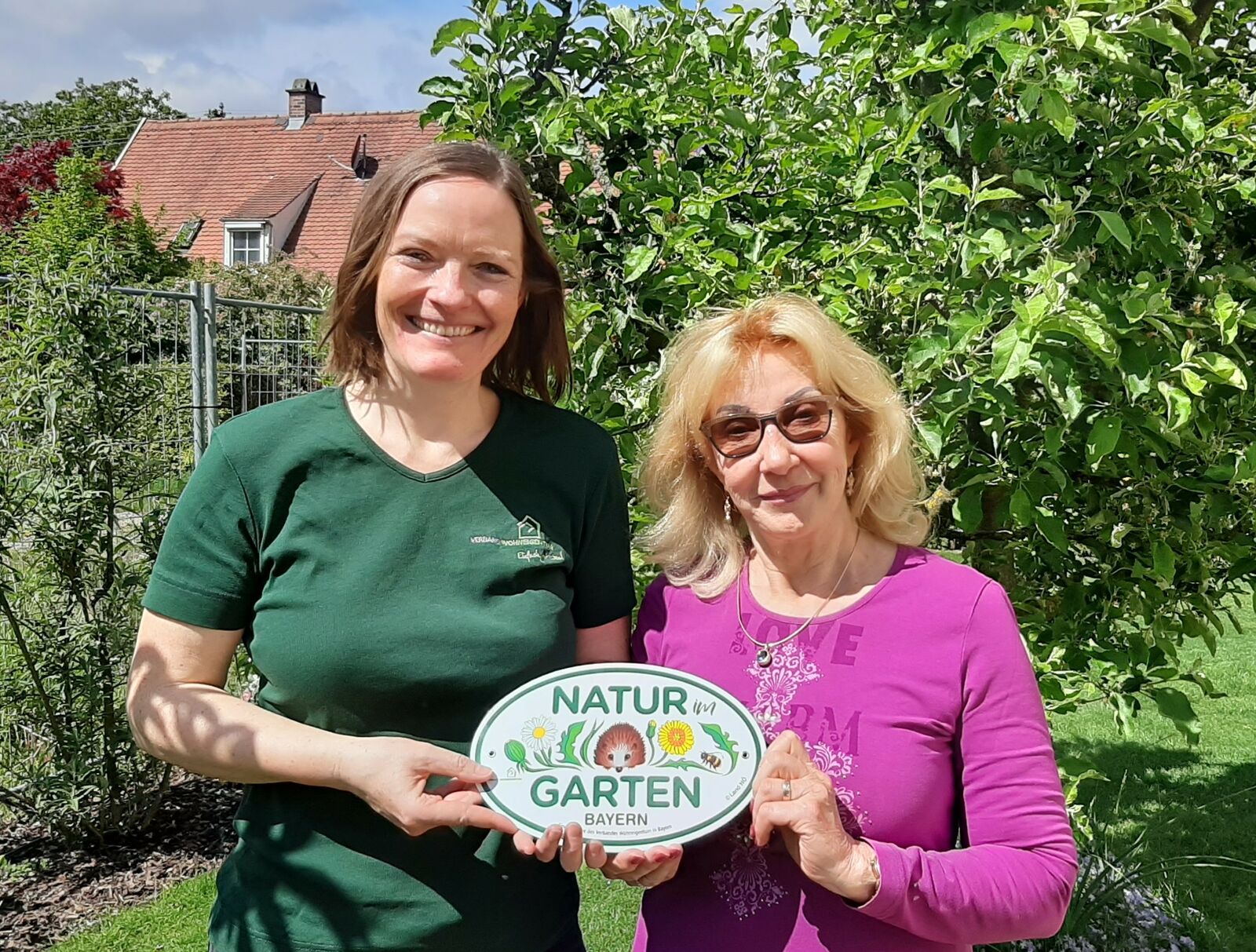 Plakettenvergabe Natur im Garten